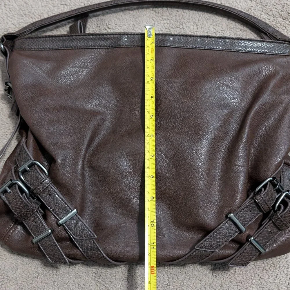 Slouchy hobo shoulder bag